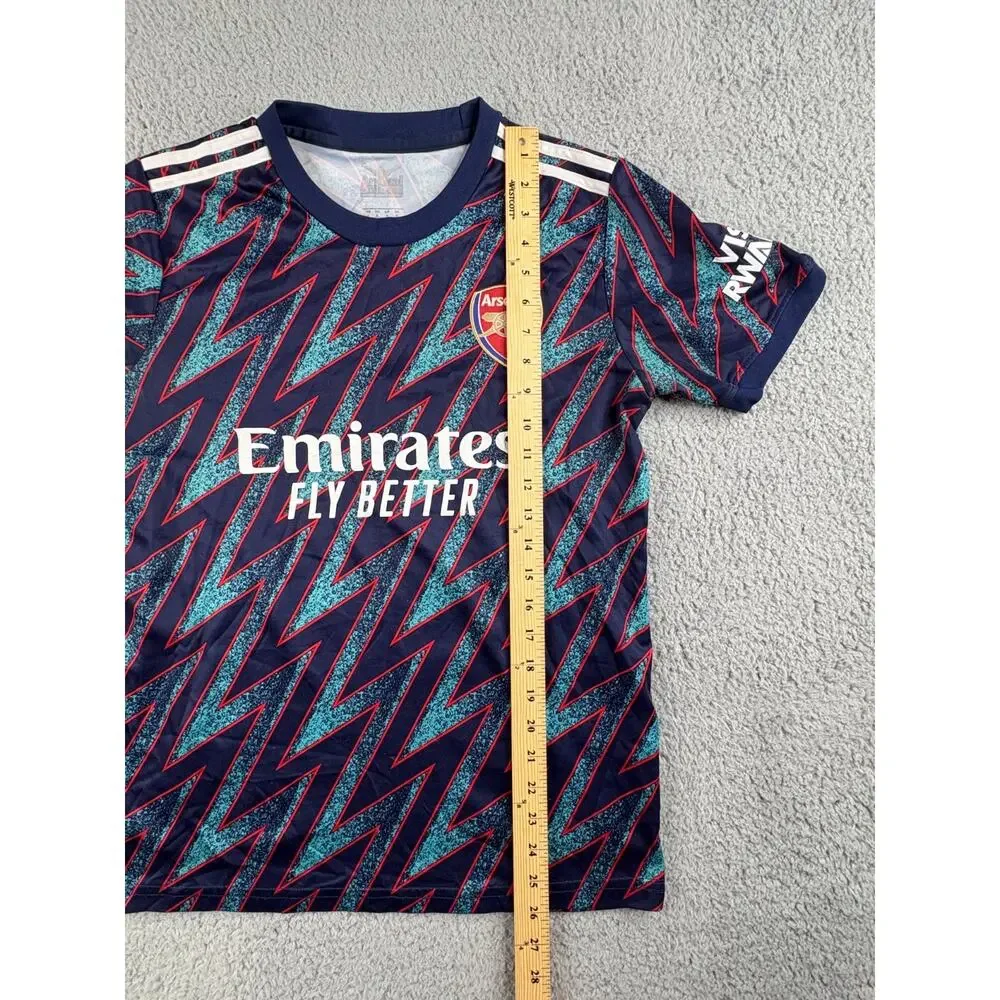 Arsenal 2021/22 Third Shirt Bukayo Saka #7 Adidas Football Jersey Men's S Blue
